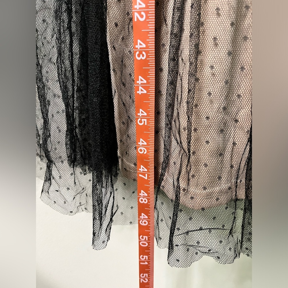 Dress Day Black And Nude Mid Dress Size Small Fairy, Goth, Formal, Prom NWT - Picture 10 of 11